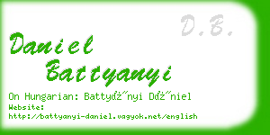 daniel battyanyi business card